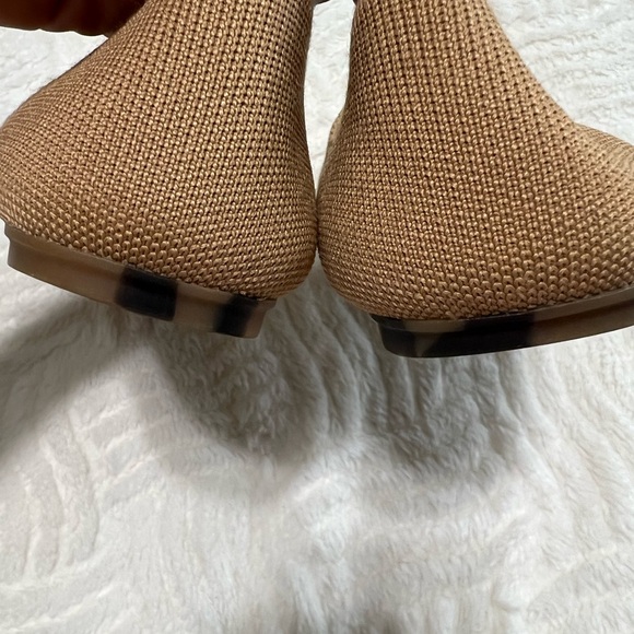 Rothy’s Round Toe Flats Camel Tan Knit Tortoise Sole Women’s Size 11.5 EUC - Picture 6 of 10